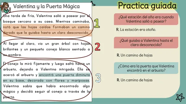 Localizar información en textos - Estrategias de comprensión lectora 2° básico