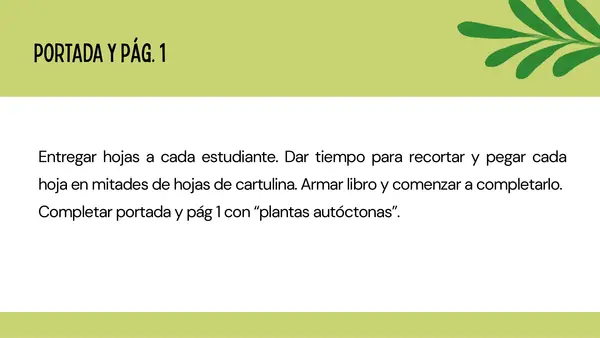 Libro "Plantas autóctonas Chilenas"