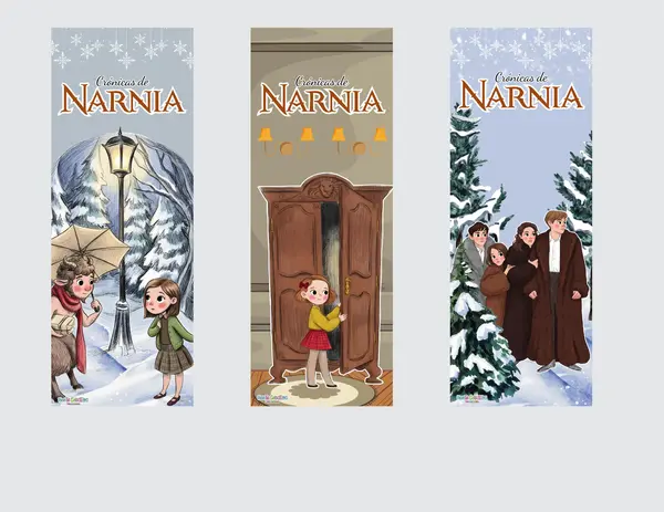 Marcapáginas imprimibles de Crónicas de Narnia