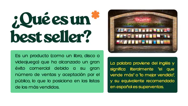Best seller - Taller de literatura