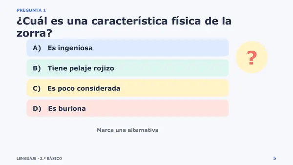 Guia de las características de personajes