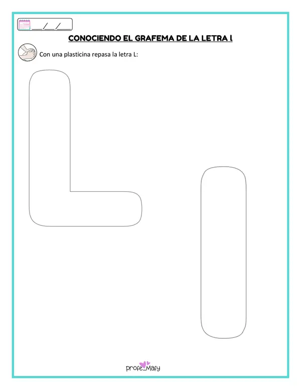 Cuadernillo Letra L
