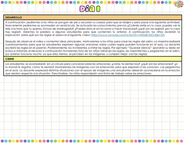 PLAN DIAGNOSTICO SEMANA 1