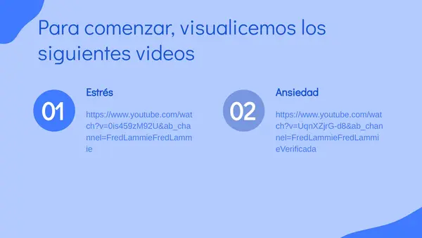 Orientacion: estrés y ansiedad