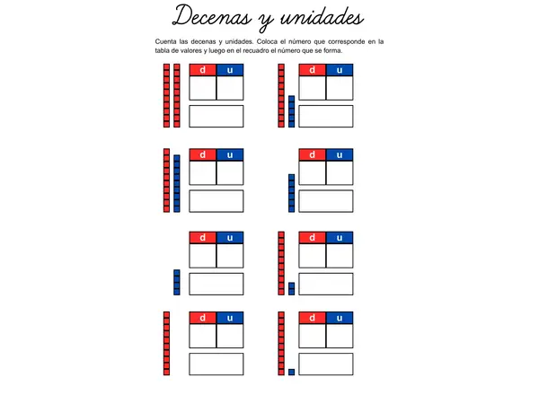 Decenas y unidades
