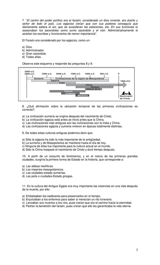 prueba de egipto