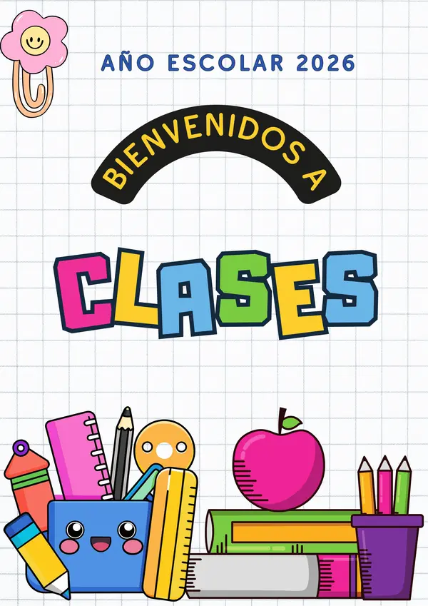 Carteles de Bienvenidos a clase