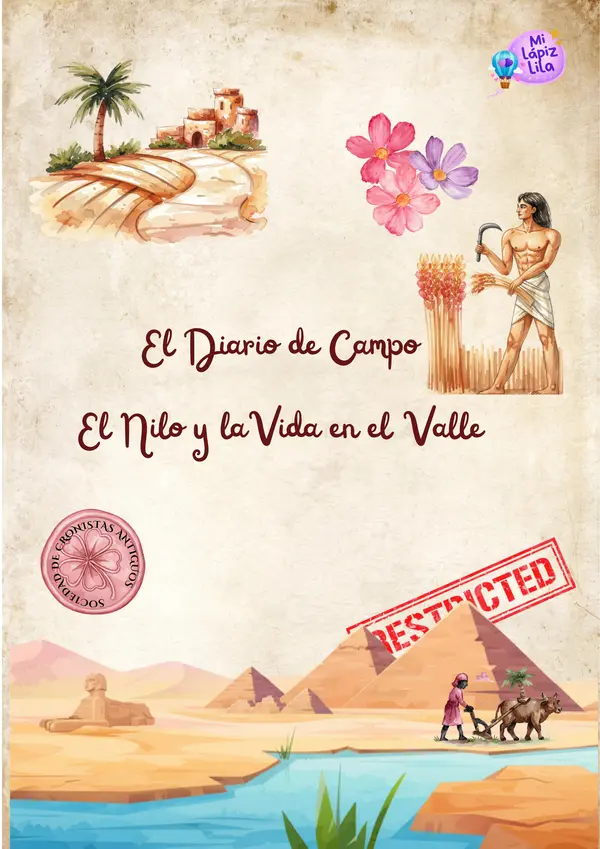 El Diario de Campo: El Nilo y la Vida en el Valle (Secuencia Didáctica y Bitácora de Investigación)