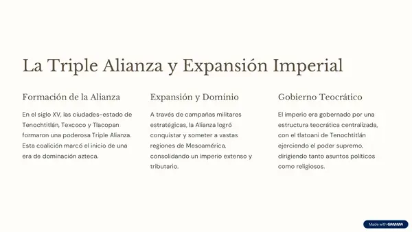 PowerPoint de los Aztecas