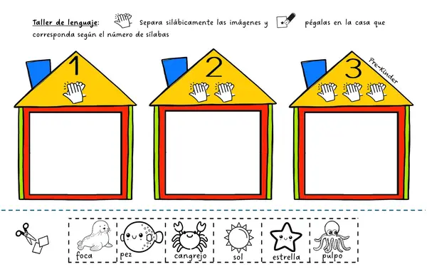 Clasificando silabas (mes del mar)