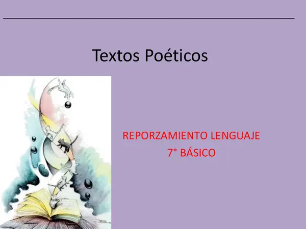 Género Lirico 7mo repaso de contenidos.