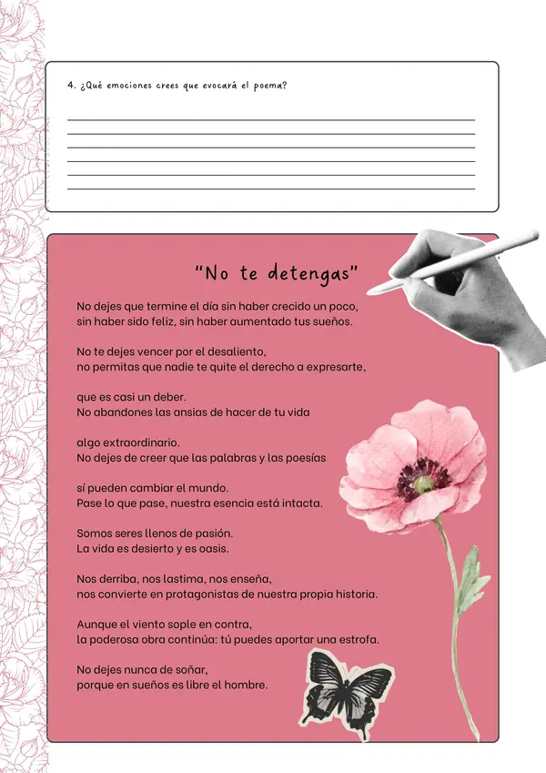 " Comprensión Lectora:  GUÍA N°8   “No te detengas”  + Método R.I.C.E. 
