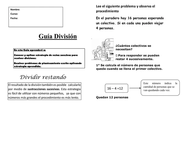 Guía división 