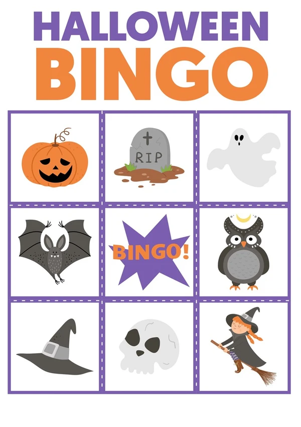 Bingo de Halloween