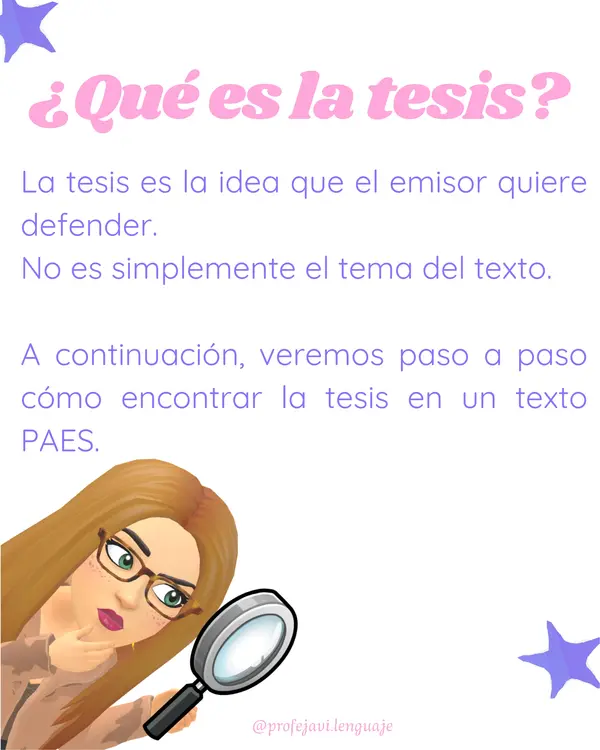 ¿Cómo encontrar la tesis en un texto PAES?