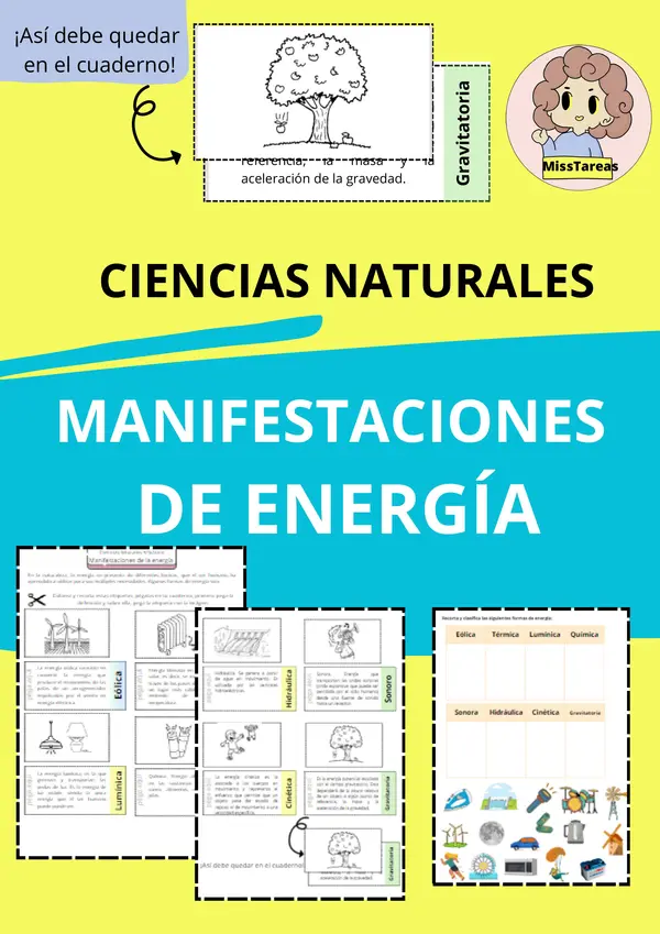  Manifestaciones de la Energía Formas de energía 4° - 7° Básico Ciencias Naturales