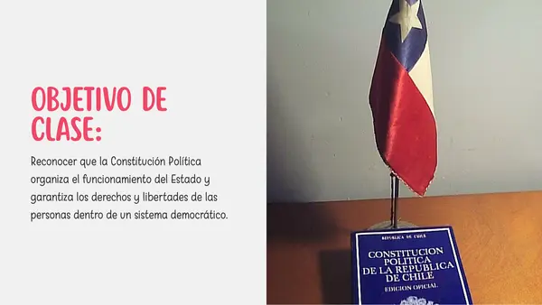 La Constitución política de Chile 6to básico 