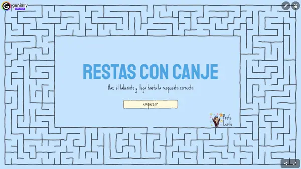 Restas con canje