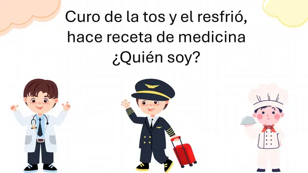 Adivinanzas profesiones y oficios