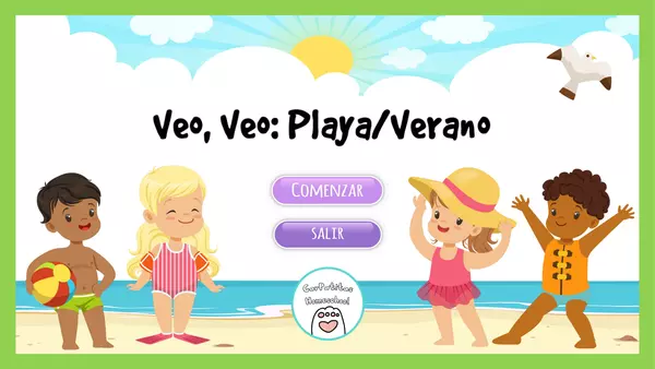 Juego Veo, Veo Interactivo: Verano/Playa