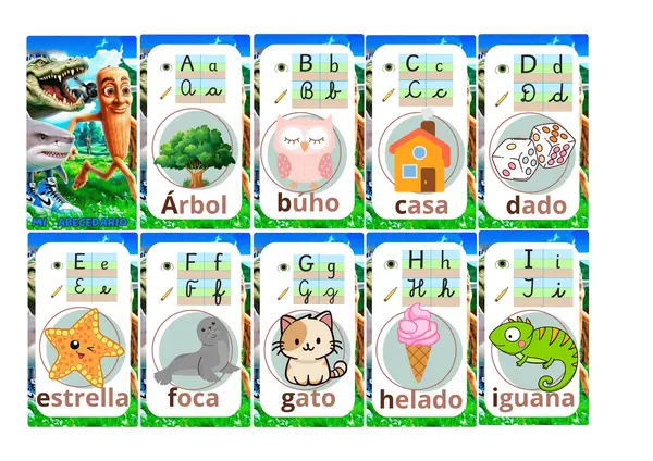 abecedario llavero Brainrot