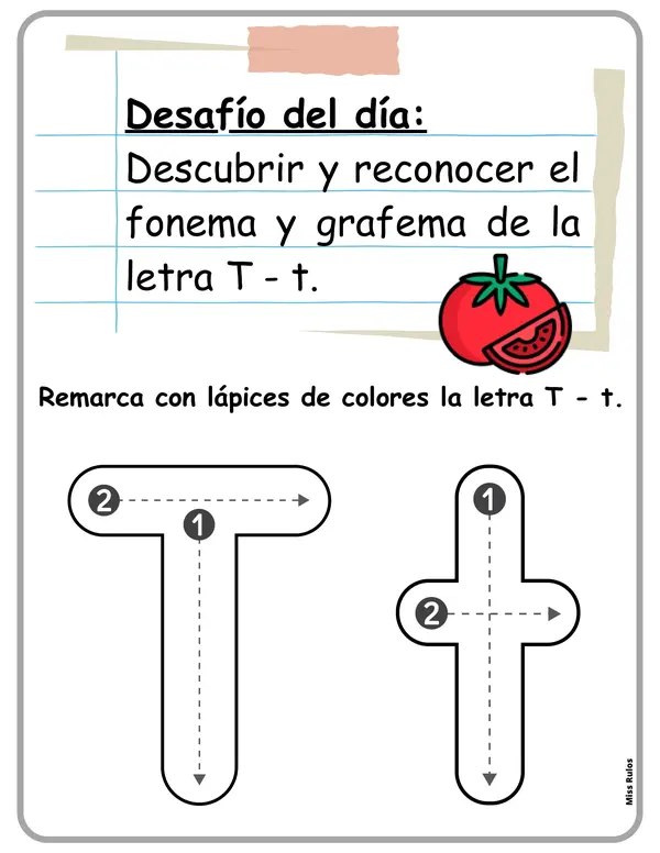 "La consonante /T/ en tres clases"