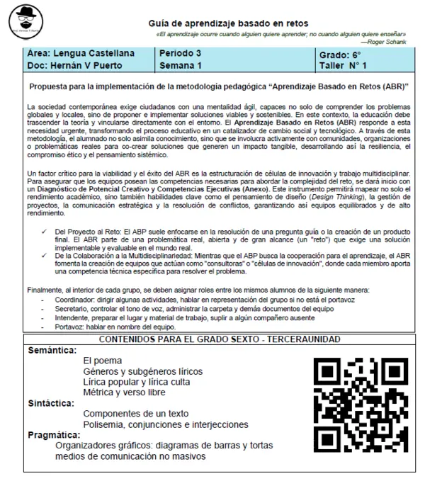 06M3SEM1 - Introducción aprendizaje basado en retos, diagnostico