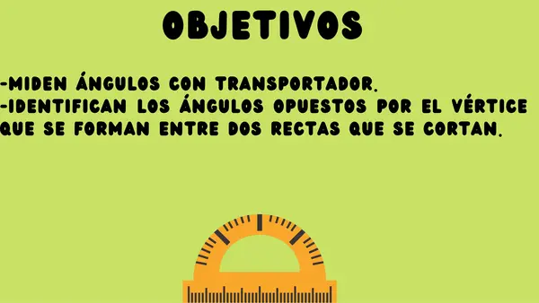 Ángulos opuestos por el vertice