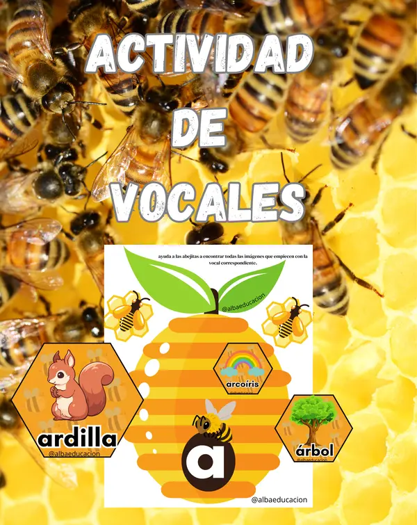 actividad de vocales