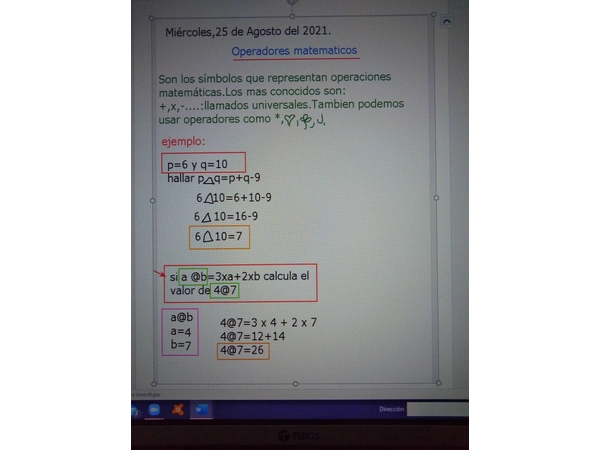 Operadores matemáticos