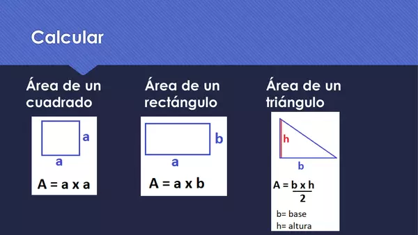 Área y perímetro de figuras 2D