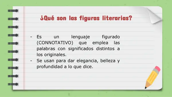 Presentación figuras literarias o retóricas