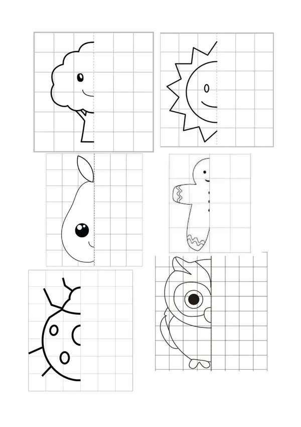 Recopilación dibujos en cuadriculas 2