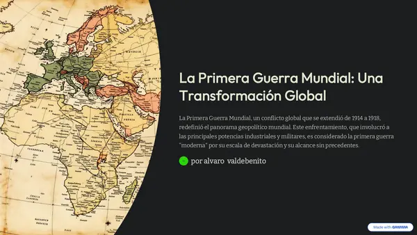 Primera guerra mundial