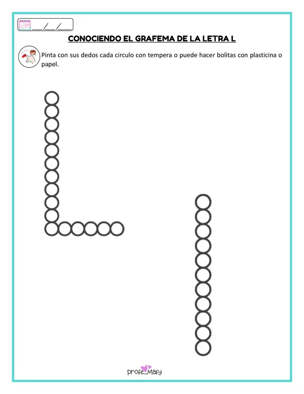 Cuadernillo Letra L