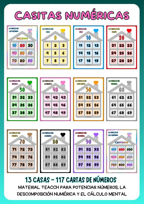 Casitas de los Numeros