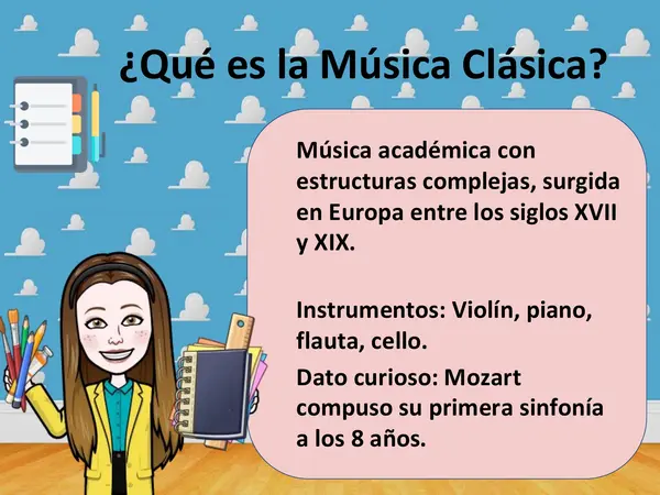 Música 7° básico Música clásica y música popular