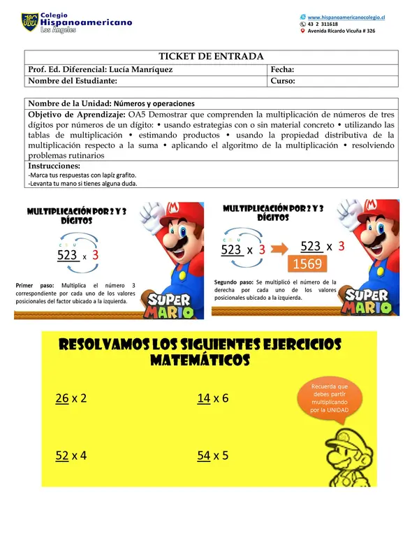 Multiplicaciones