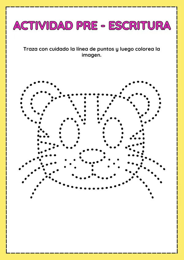Actividad trazo animales