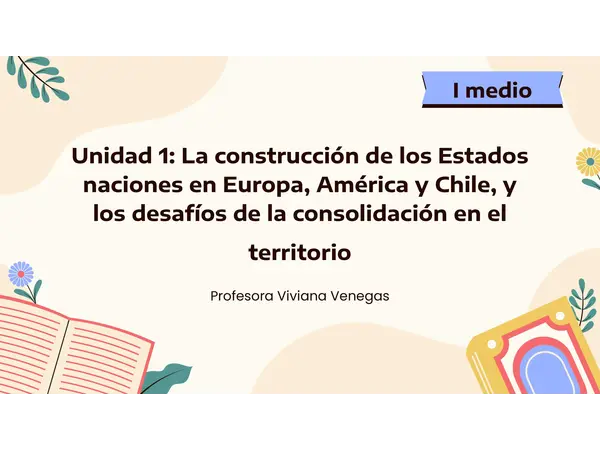 construccion de los Estado Nacion primero medio