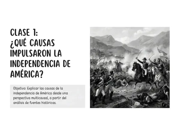 8° Causas de la independencia de América
