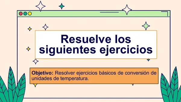 Conversión de unidades de temperatura