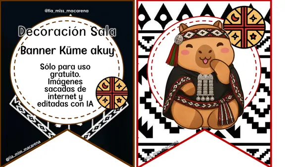 Banner Bienvenidos - Capibara Mapuche