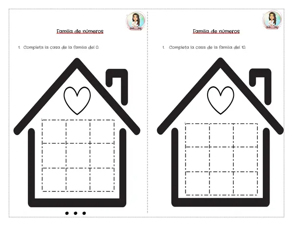 Guía familia de números del 0 al 40