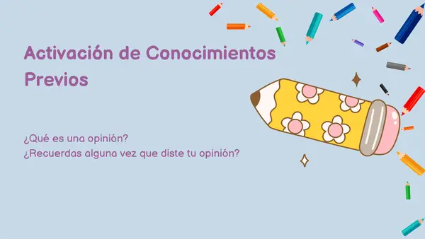 Texto de opinión.