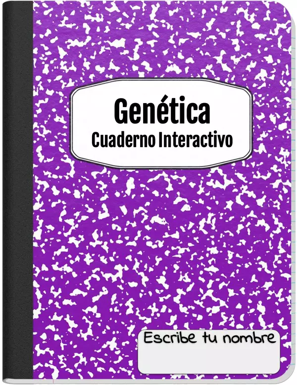 Genética Cuaderno Interactivo Digital