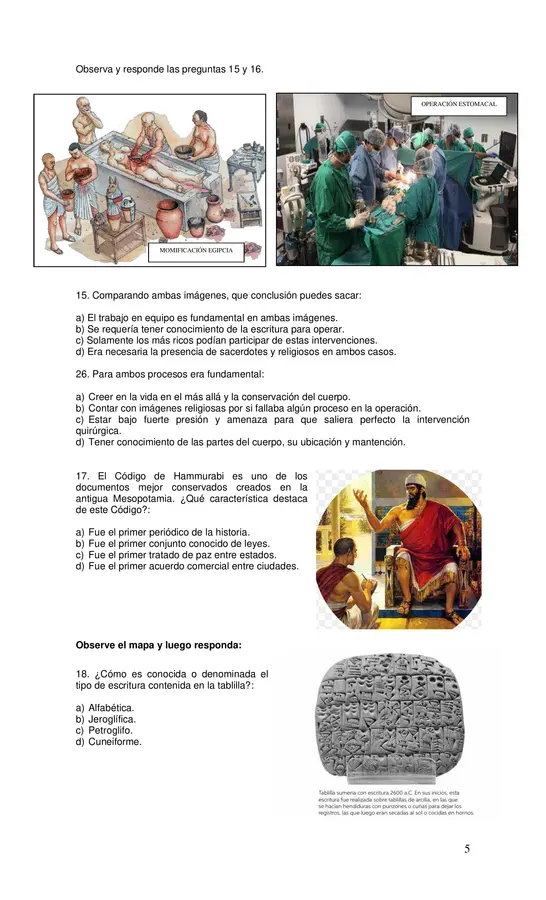 prueba de egipto