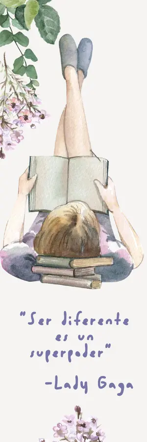 Marca libros- dia de la mujer