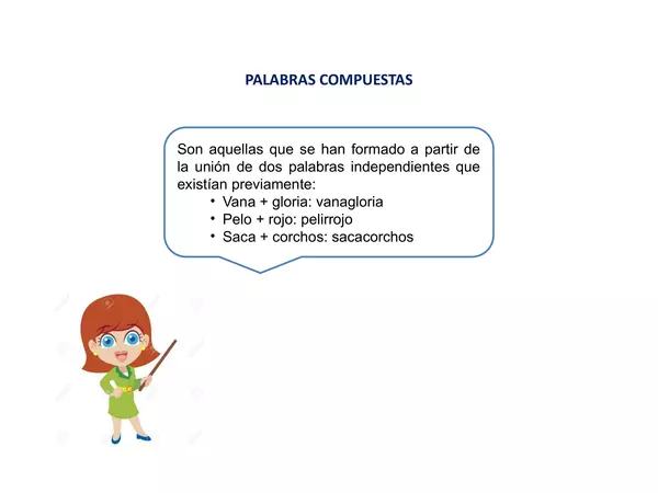 Presentacion Palabras Compuestas, sexto basico