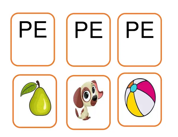 Memorice Pa, Pe, Pi, Po y Pu